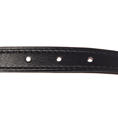 Hermes Swift Epsom 13mm Mini Laquee Reversible Belt 90 Black Gold 6 of 7