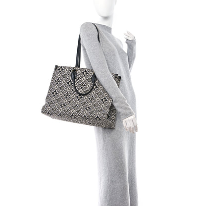 Louis Vuitton Jacquard Since 1854 Onthego GM Grey 2 of 9
