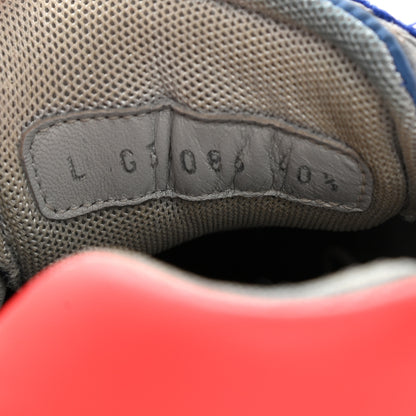 Chanel Wool Nylon Lambskin Suede Calfskin Womens Logo Sneakers 40.5 Blue Coral 10 of 10