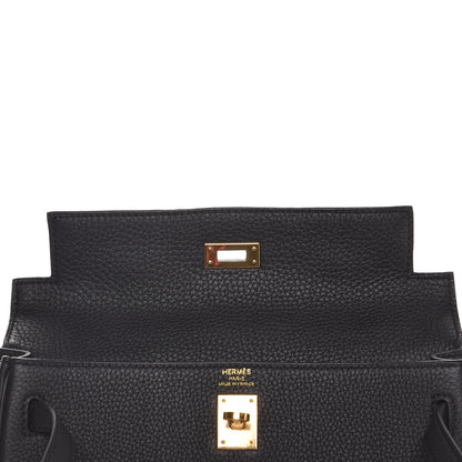 Hermes Togo Kelly Retourne 25 Black 17 of 36
