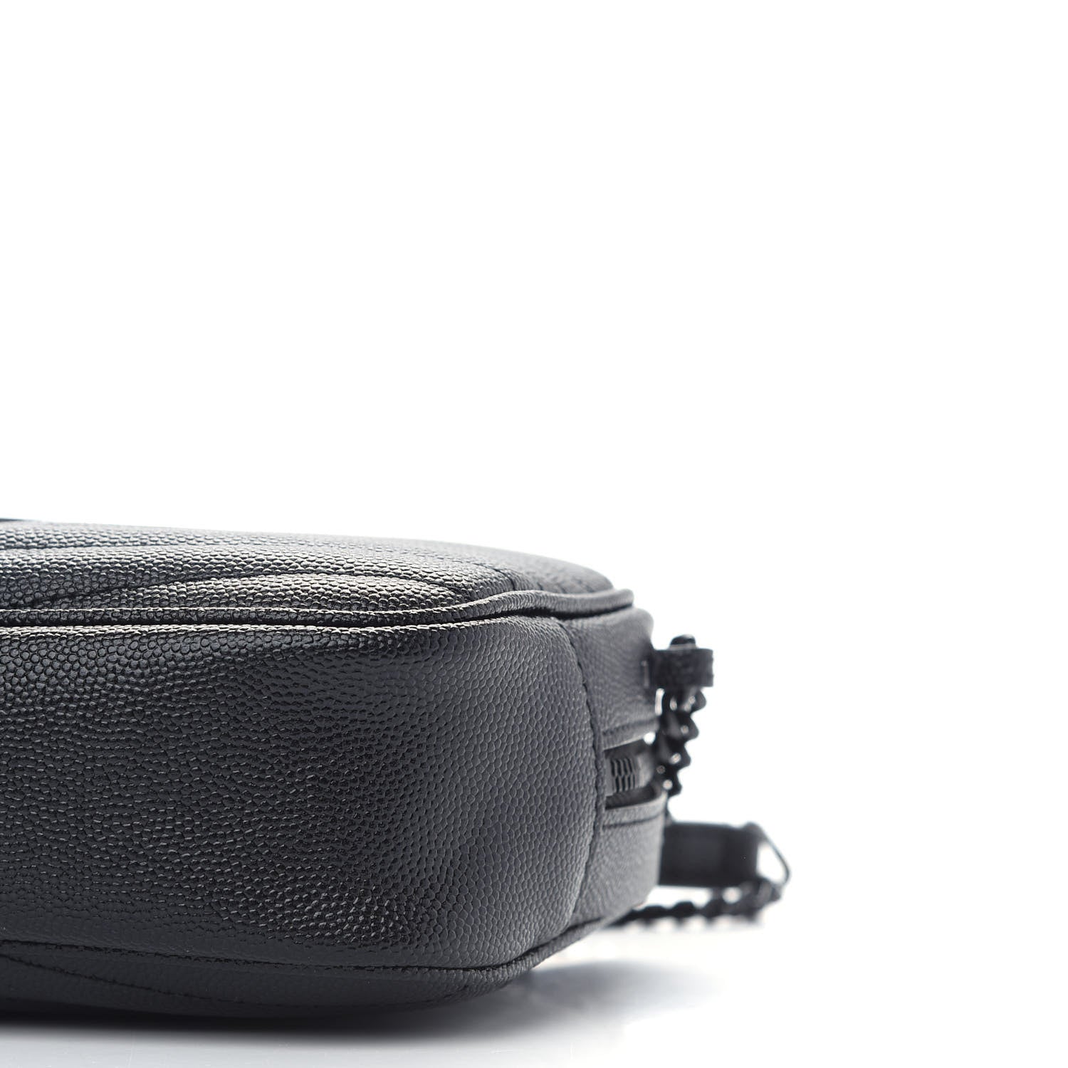 Saint Laurent Grain De Poudre Matelasse Monogram Mini Lou Camera Bag Black 8 of 8