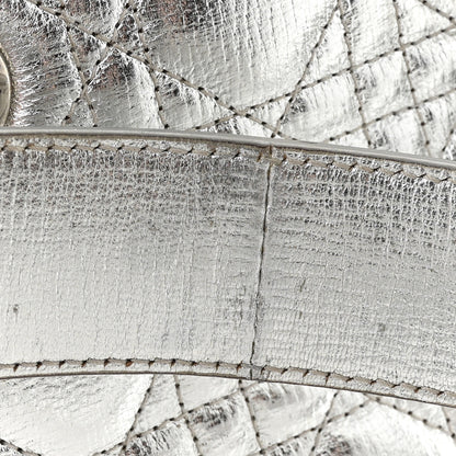 Christian Dior Metallic Grained Calfskin Cannage Small Lucky Badges My Lady Dior Silver 12 of 12