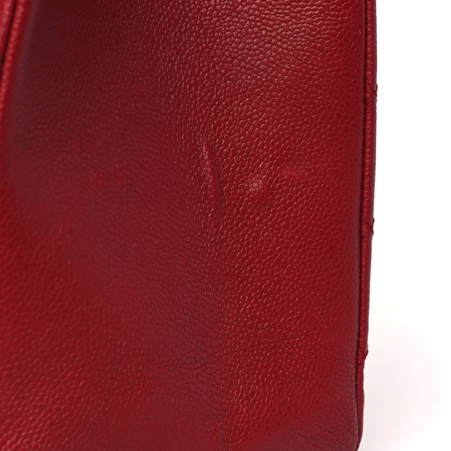 Caviar Quilted XL Grand Shopping Tote GST Red