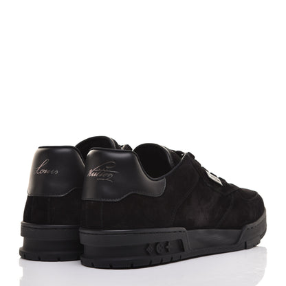Louis Vuitton Suede Uniform Sneakers 9.5 Black 4 of 12