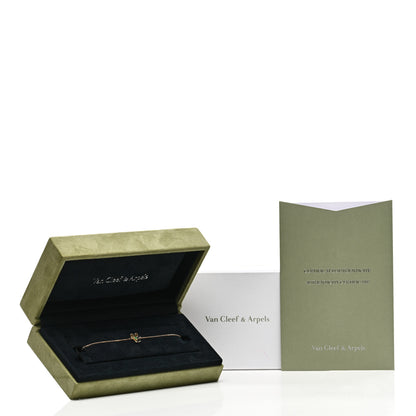 Van Cleef & Arpels 18K Yellow Gold Emerald Mini Frivole Bracelet 5 of 5