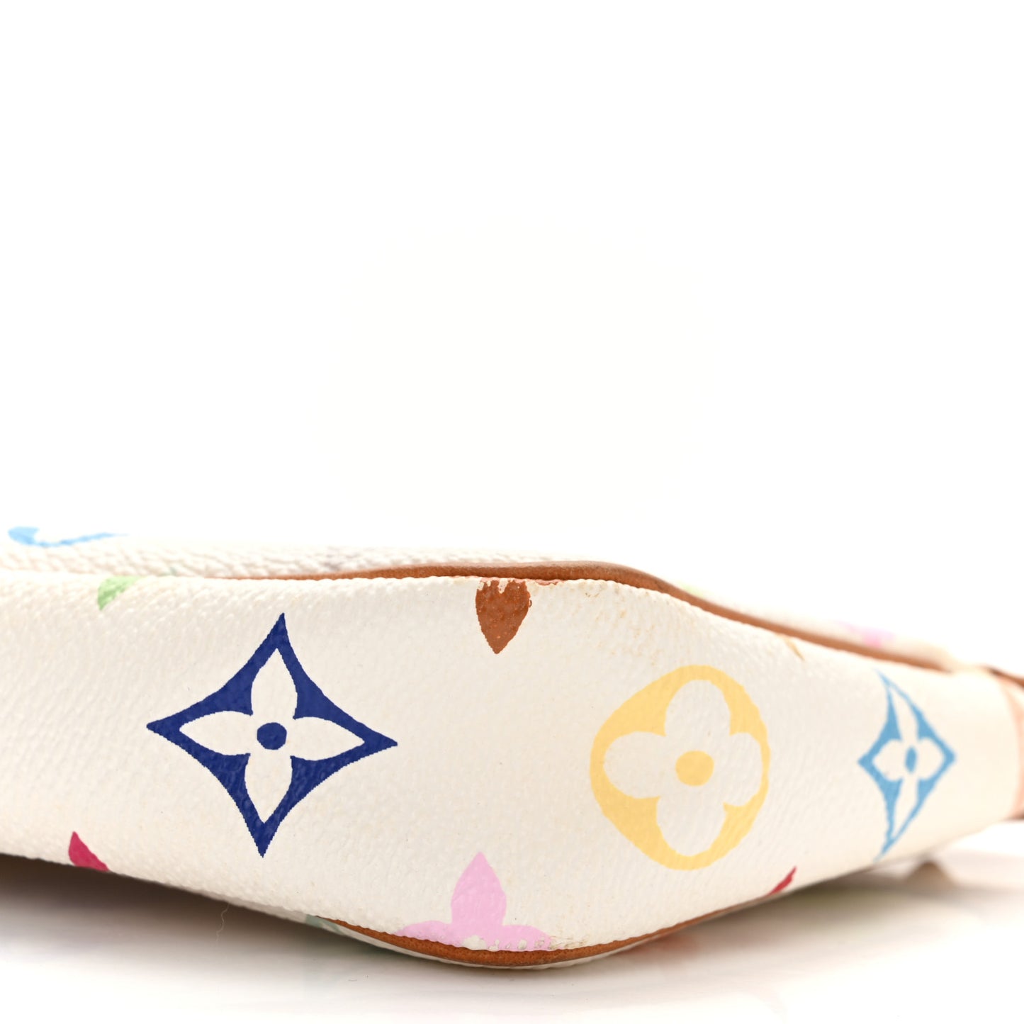 Monogram Multicolor Pochette Accessories White
