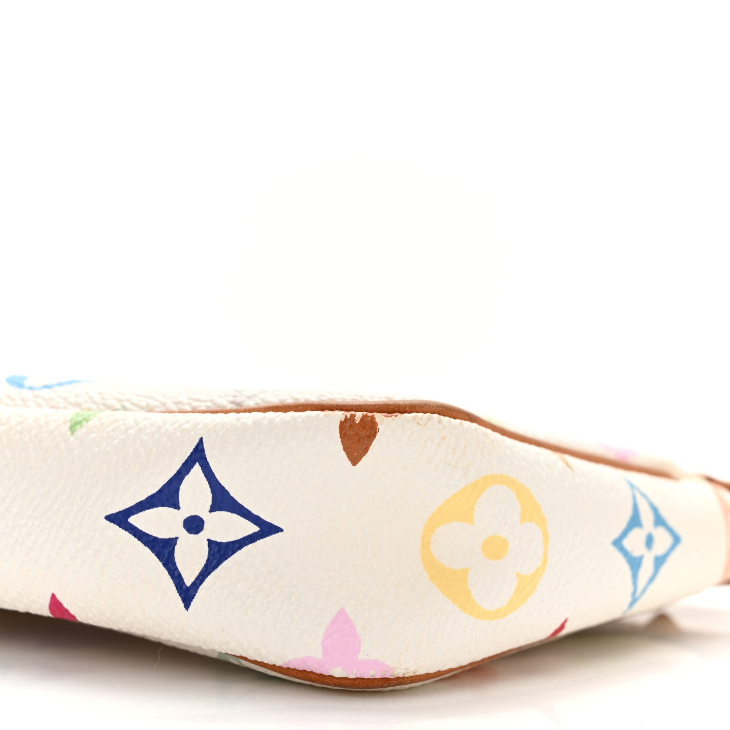 Louis Vuitton Monogram Multicolor Pochette Accessories White 9 of 9