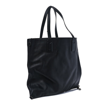 Marc Jacobs Calfskin Large Wingman Badges Shopping Tote Black 3 of 12
