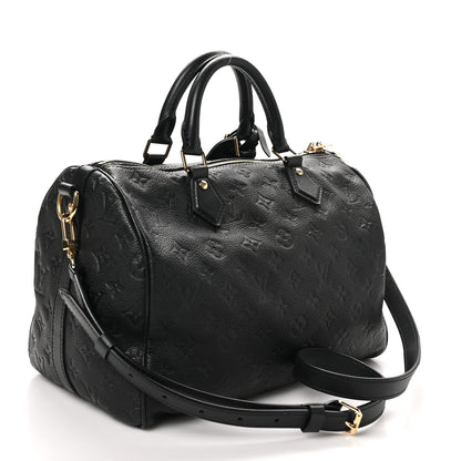 Louis Vuitton Empreinte Monogram Speedy Soft 30 Black 3 of 10