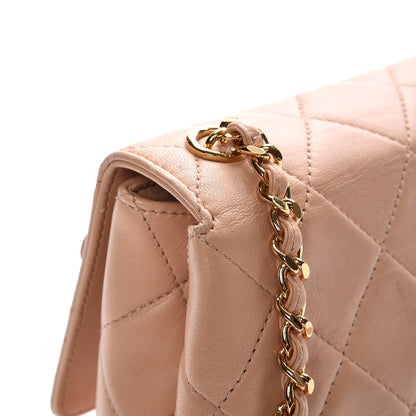 Chanel Lambskin Quilted Mini Camellia Flap Beige 9 of 12
