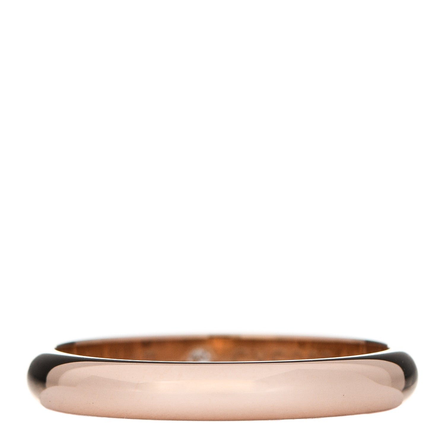 Cartier 18K Pink Gold Diamond 2.6mm 1895 Wedding Band Ring 47 4 3 of 5