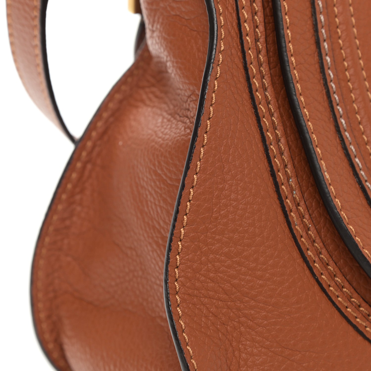 Chloe Calfskin Medium Marcie Satchel Tan 11 of 11