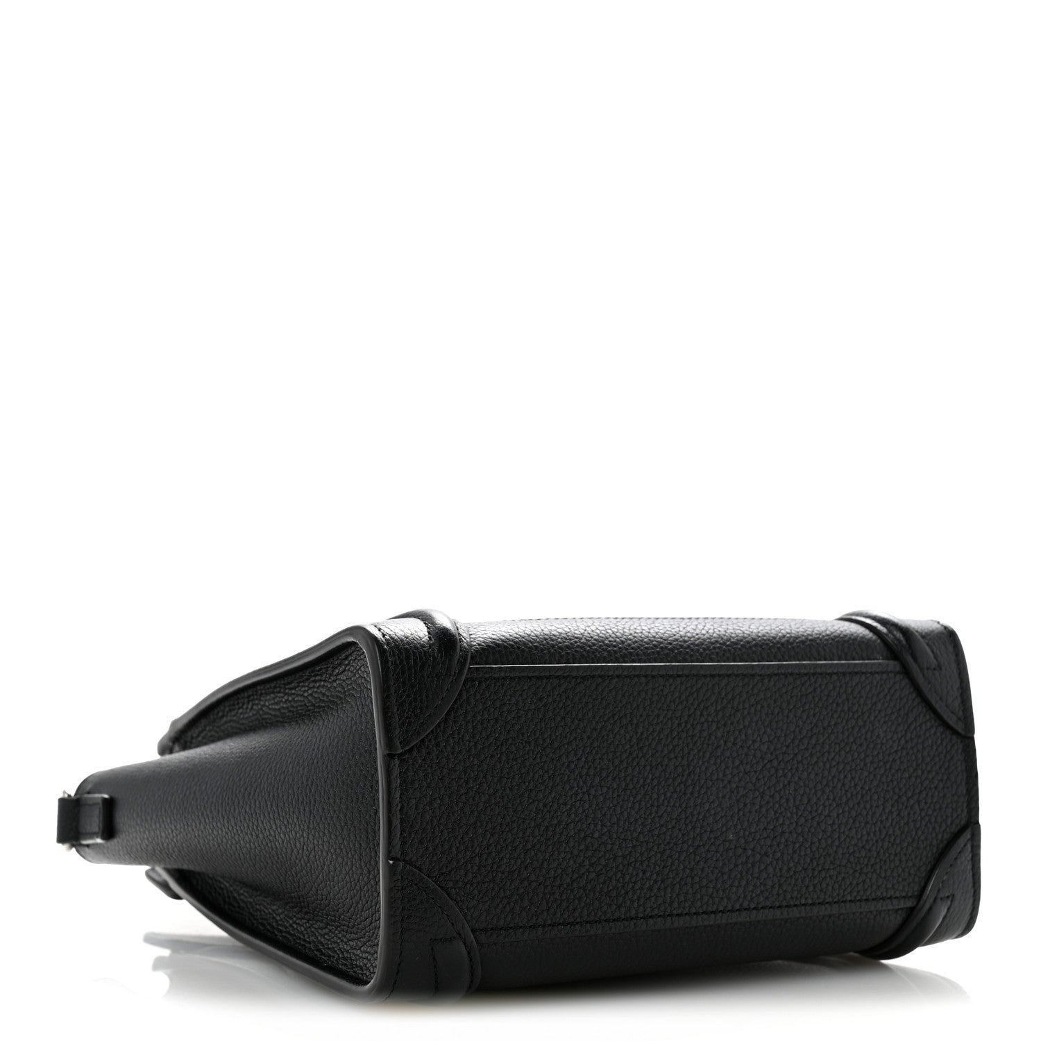 Celine Drummed Calfskin Nano Luggage Black 4 of 14