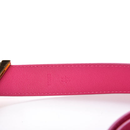 Louis Vuitton Taurillon Calfskin Essential V 30mm Belt 85 34 Fuchsia 4 of 9