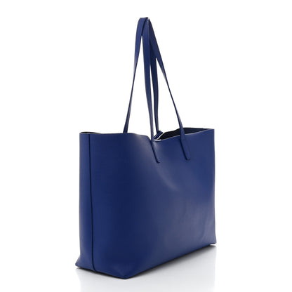 Saint Laurent Calfskin Large Shopping Tote Ultramarine 4 of 16