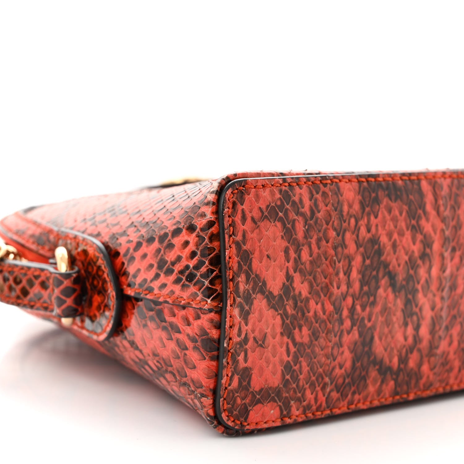 Gucci Snakeskin GG Small Ophidia Dome Shoulder Rev 9 of 10