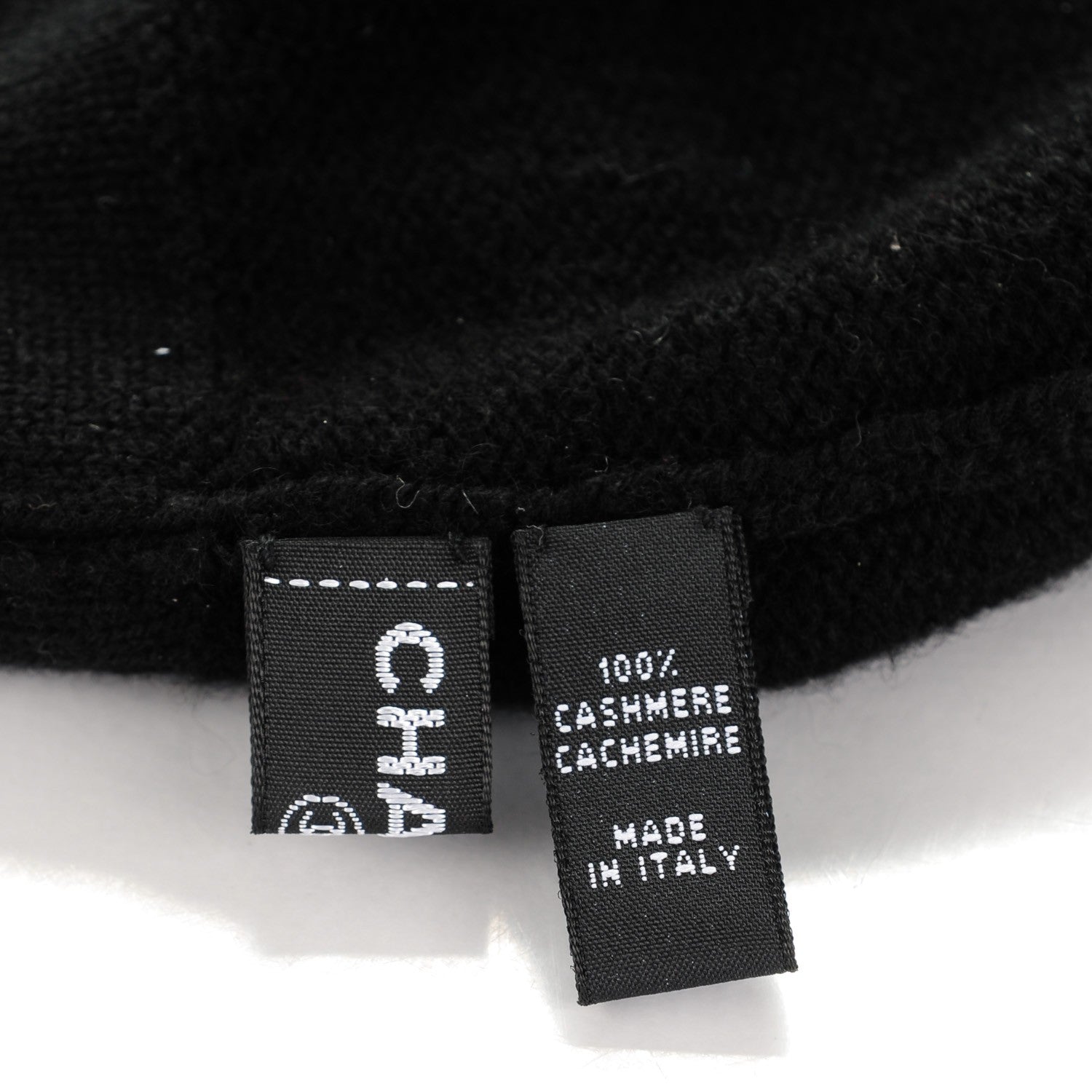 Chanel Cashmere Chain CC Beanie Black 4 of 5