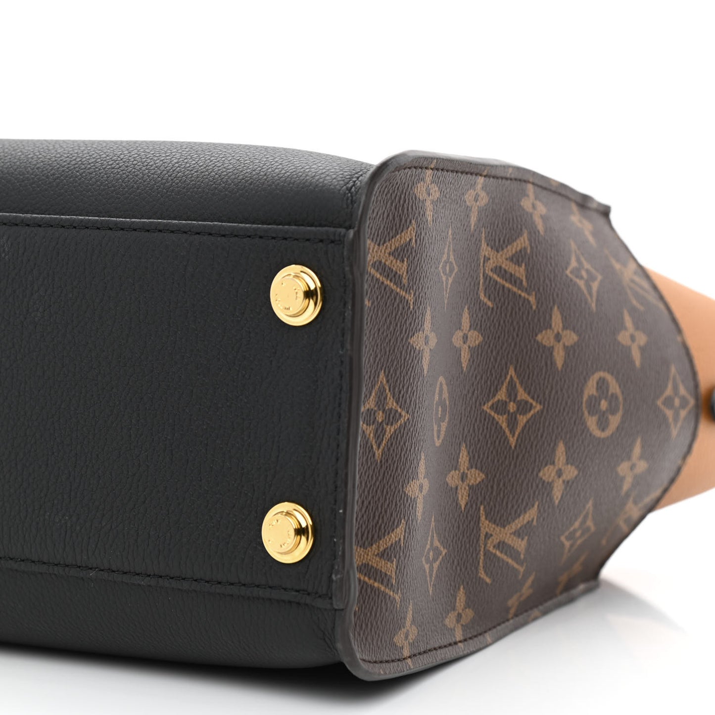 Calfskin Monogram On My Side Black