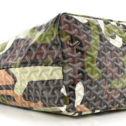 Goyard Goyardine Saint Louis Lettres Camouflage GM Black Green 10 of 11