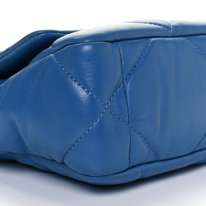 Chanel Lambskin Quilted Medium Chanel 19 Flap Blue 4 of 8