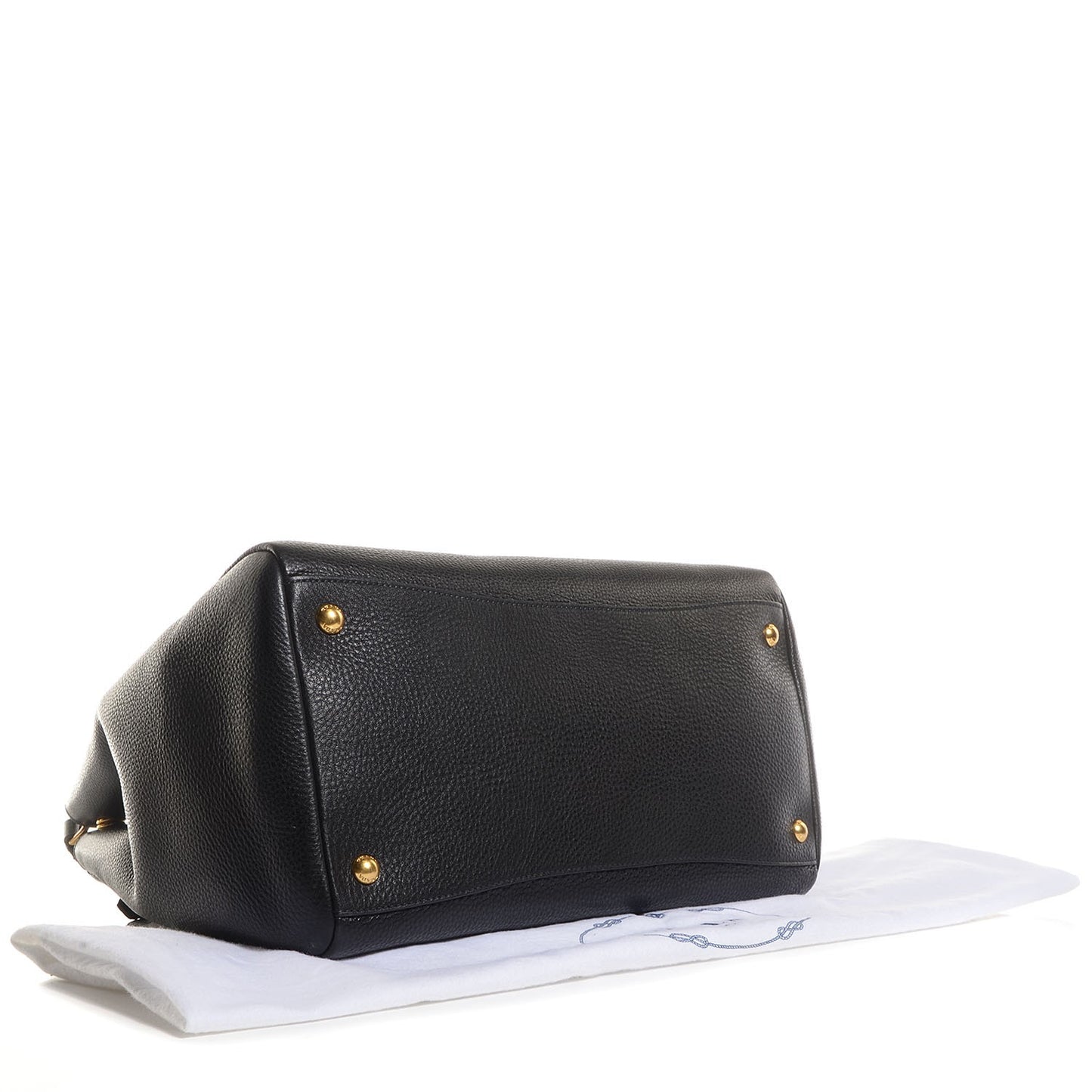 Vitello Daino Tote Nero Black