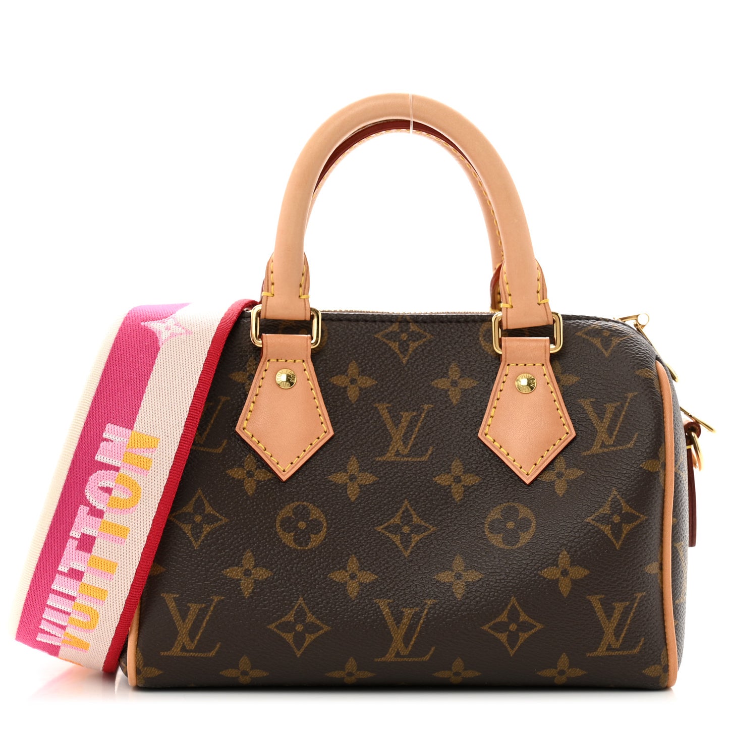 Monogram Speedy Bandouliere 20 Fuchsia