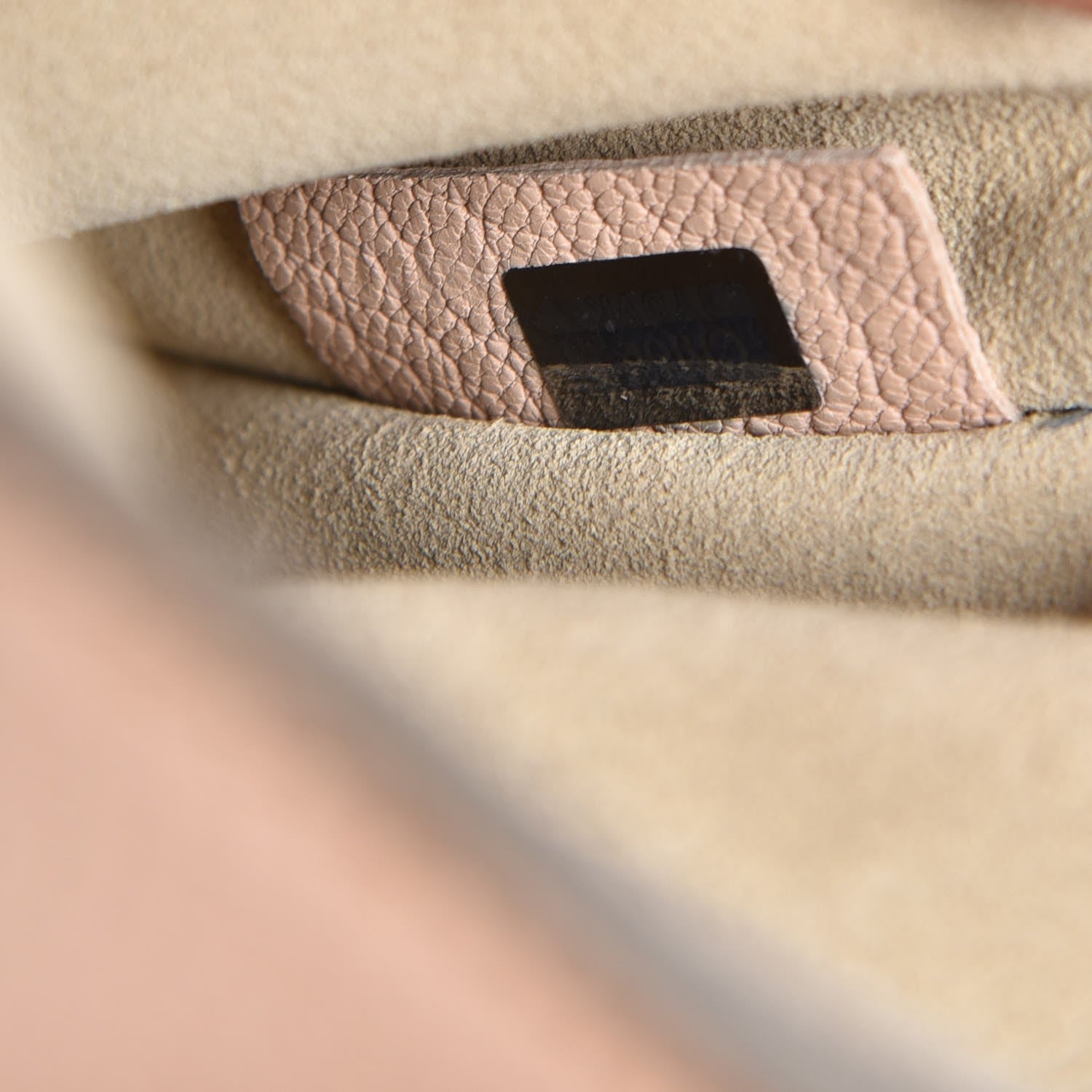 Chloe Grained Lambskin Drew Shoulder Bag Cement Pink 8 of 8