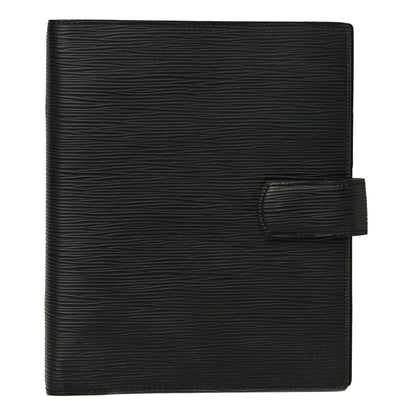 Louis Vuitton Epi Large Ring Agenda Cover Black 1 of 11