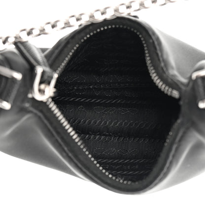 Prada Tessuto Nylon Mini Re-Edition 2000 Shoulder Bag Black 5 of 14