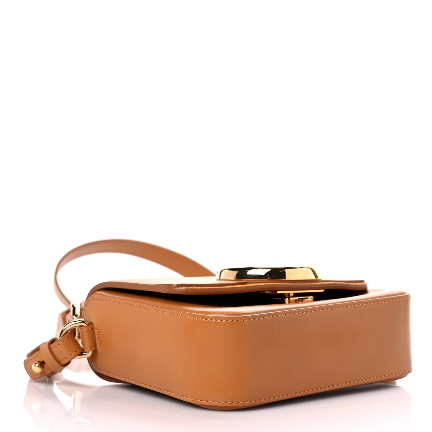 Calfskin Mini C Double Carry Autumnal Brown