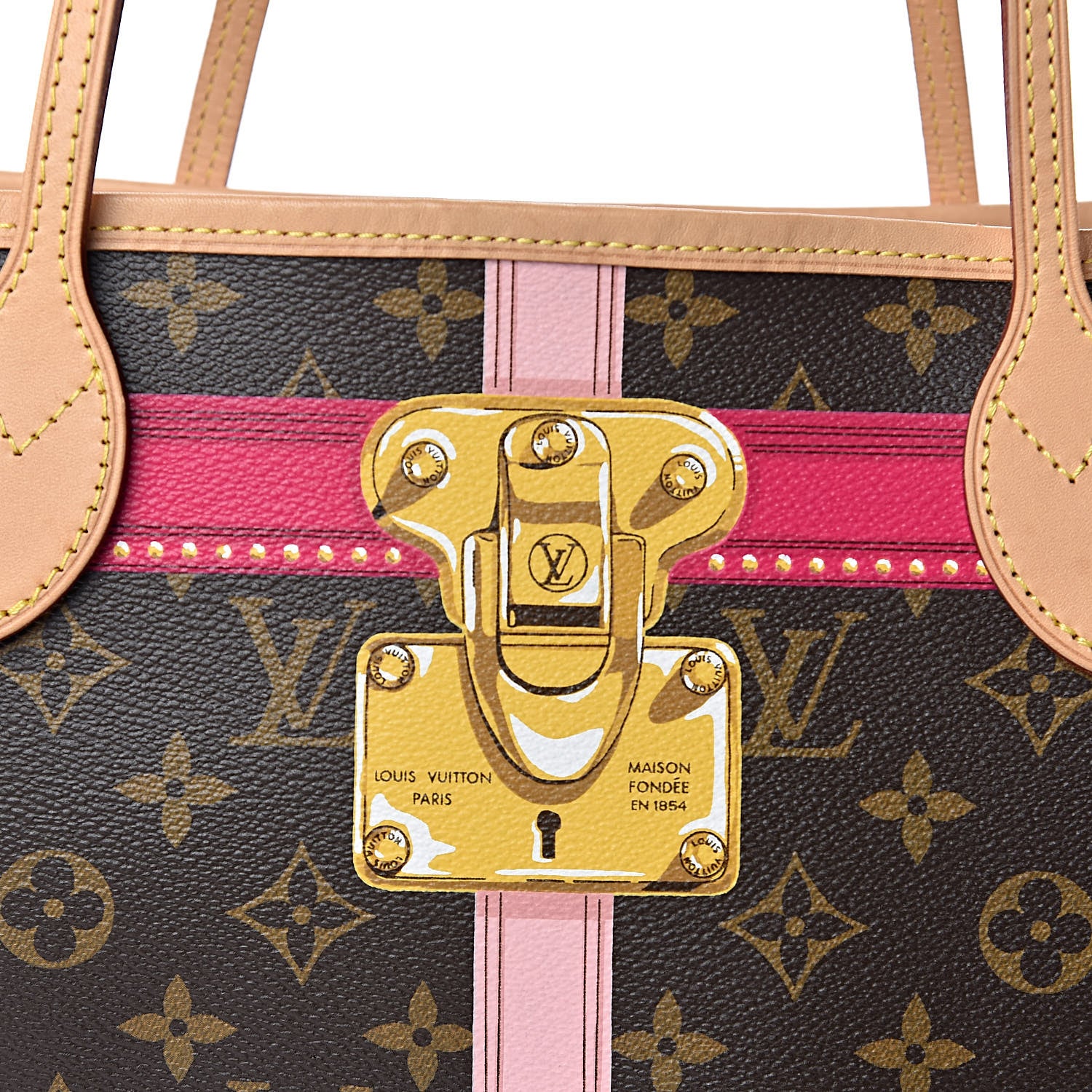 Louis Vuitton Monogram Summer Trunks Neo Neverfull MM 13 of 14