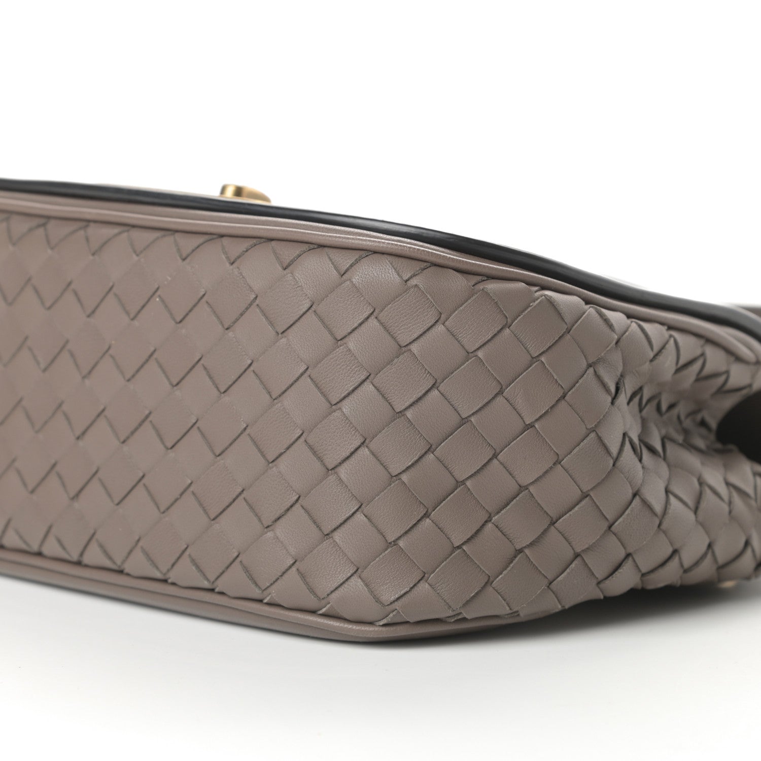 Bottega Veneta Nappa Intrecciato BV Luna Shoulder Bag New Steel 10 of 11