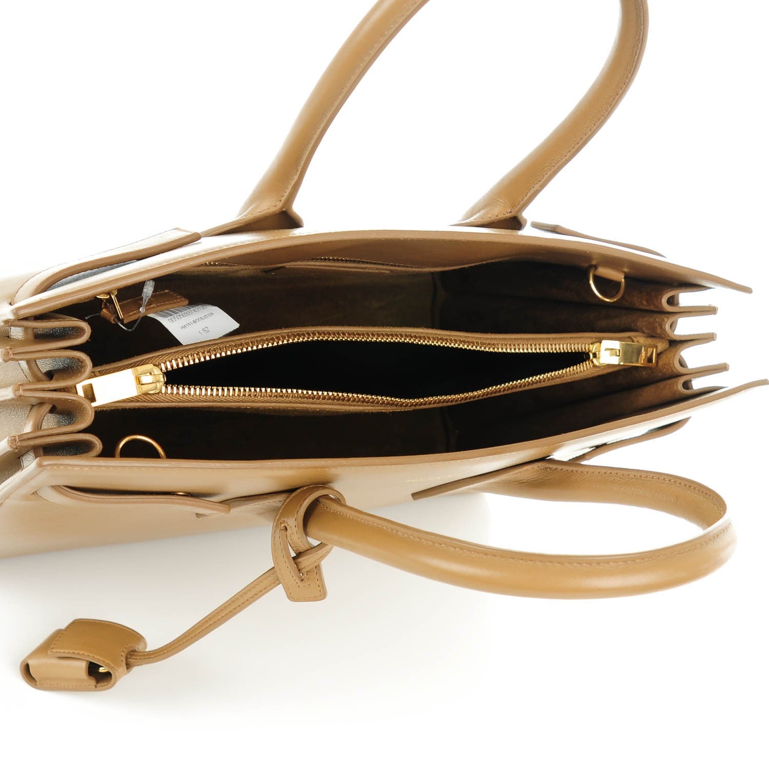 Saint Laurent Calfskin Small Sac De Jour Taupe 5 of 7