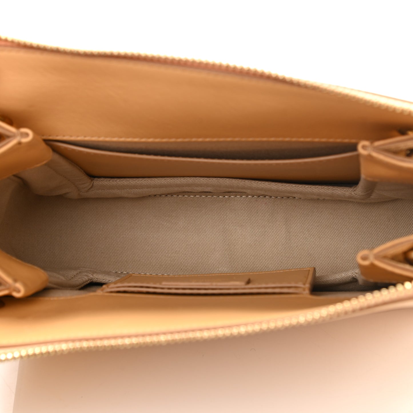 Calfskin Suede Small Roy Bag Bleached Brown