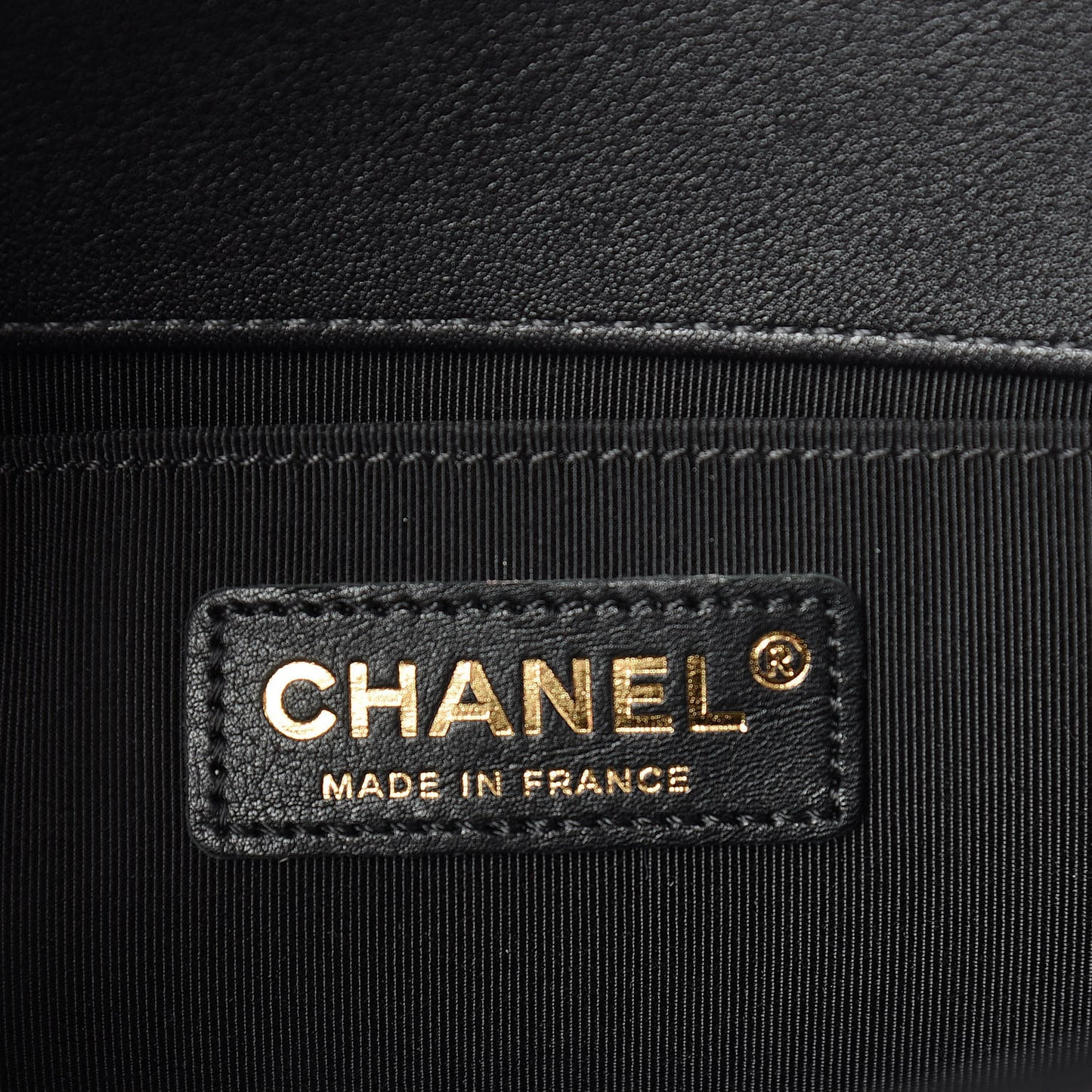 Calfskin Quilted Medium Boy Flap Black