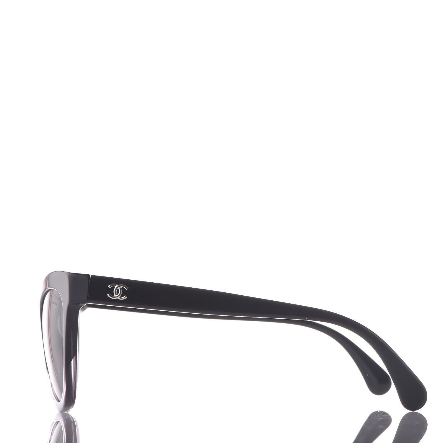 Chanel Polarized Acetate CC Cat Eye Summer Sunglasses 5350 Black 2 of 7