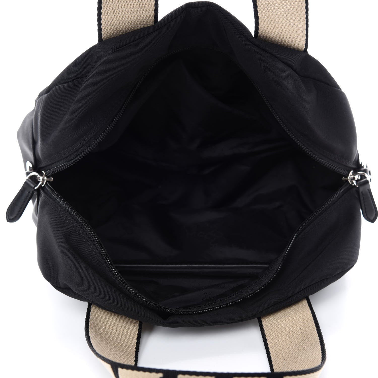Stella McCartney Eco Nylon Logo Medium Boston Crossbody Black 6 of 11