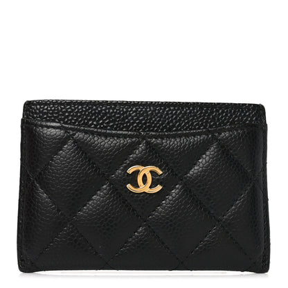 Chanel Caviar Quilted Card Holder Black 1 of 10
