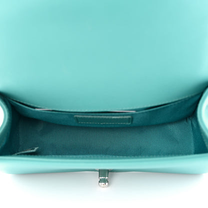 Chanel Calfskin Quilted Small Boy Flap Turquoise 5 of 14