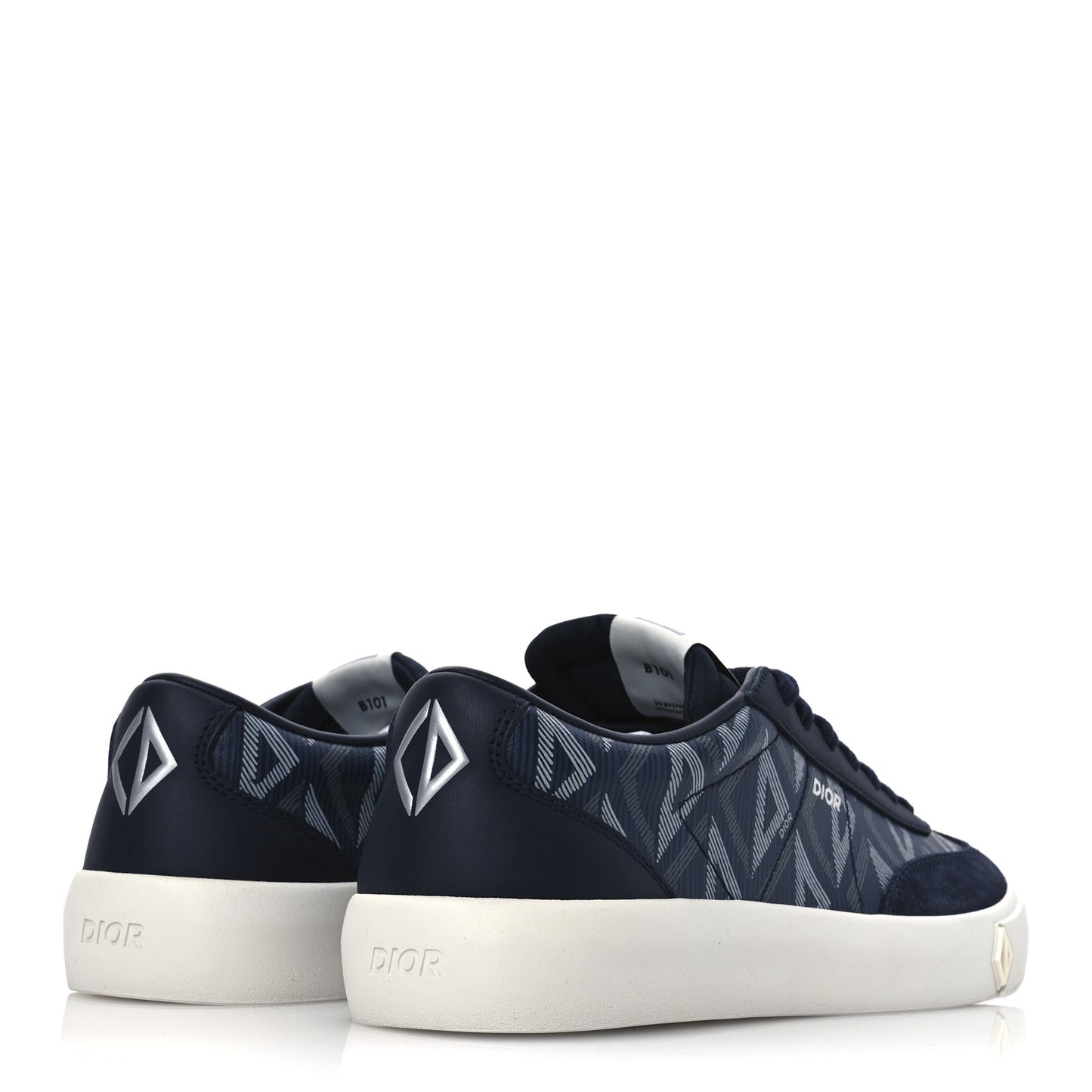 Canvas CD Diamond Mens B101 Low Top Sneakers 42 Navy