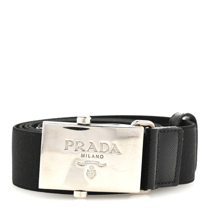 Prada Nylon Canvas Saffiano Belt 85 34 Belt 1 of 4