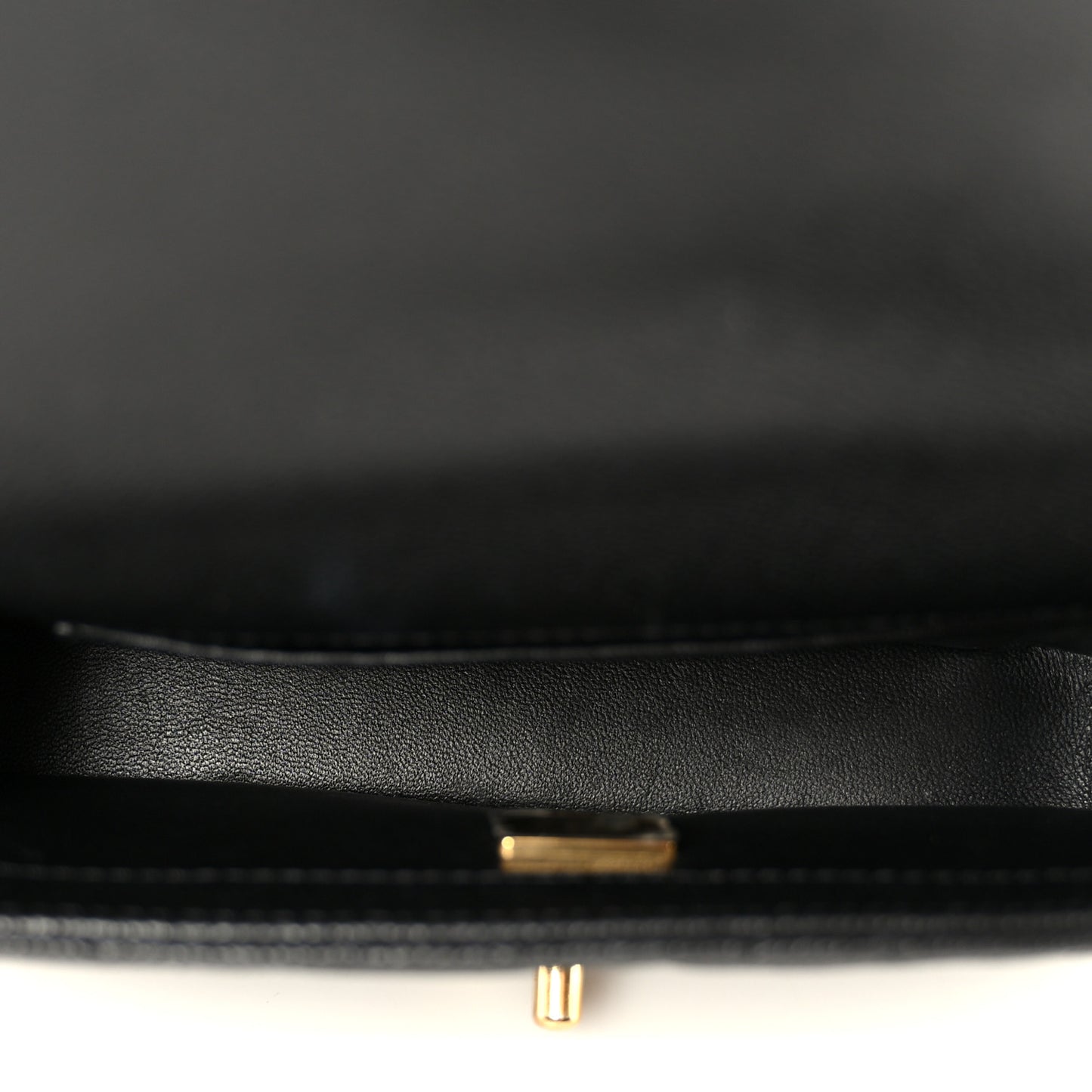 Caviar Quilted Mini Sweetheart Rectangular Flap Black