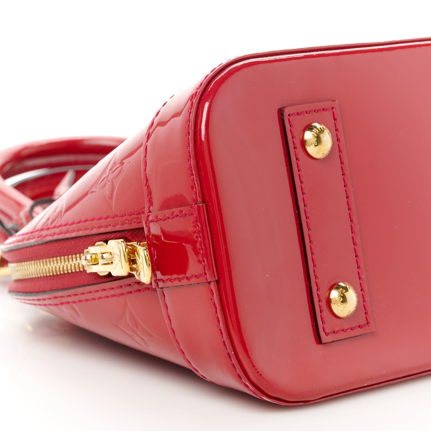 Louis Vuitton Vernis Alma BB Rose Indien 9 of 10