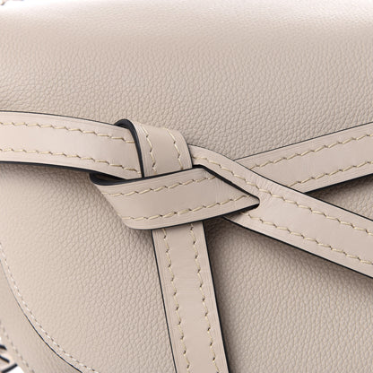 Loewe Grained Calfskin Small Gate Crossbody Bag Light Oat 8 of 8