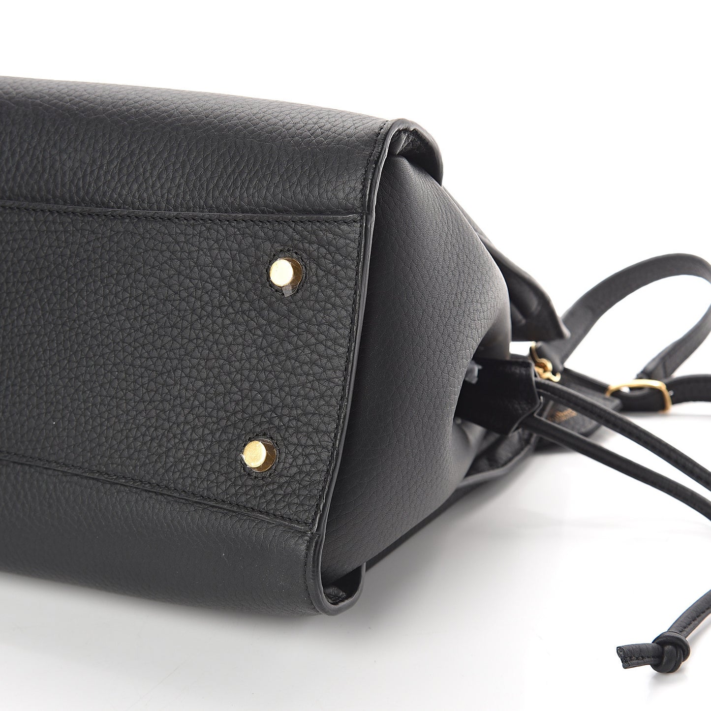 Heavy Grain Iris Tote Midnight Black