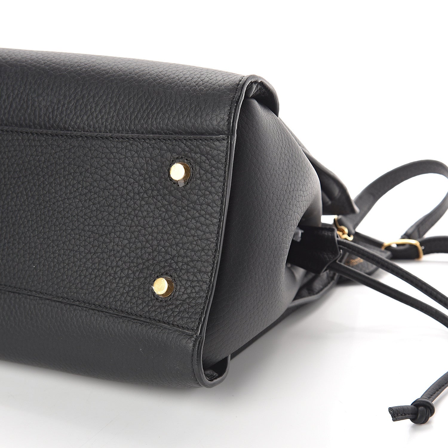 Mulberry Heavy Grain Iris Tote Midnight Black 8 of 8