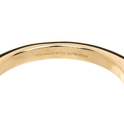 Tiffany 18K Yellow Gold Tiffany Lock Bangle Bracelet 3 of 4