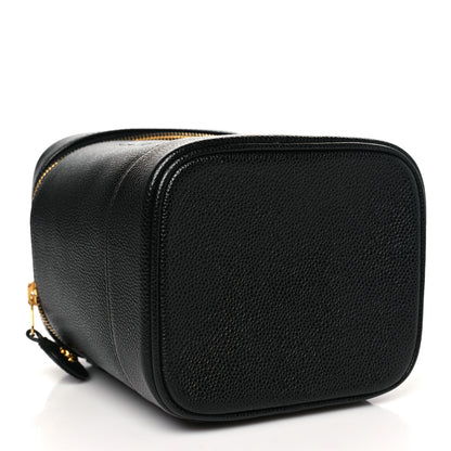 Chanel Caviar Cosmetic Vanity Bag Black 4 of 11