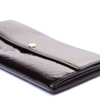 Louis Vuitton Vernis Sarah Wallet Amarante 7 of 9