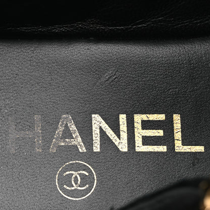 Chanel Lambskin Quilted Mary Jane Flats 38.5 Black 9 of 14